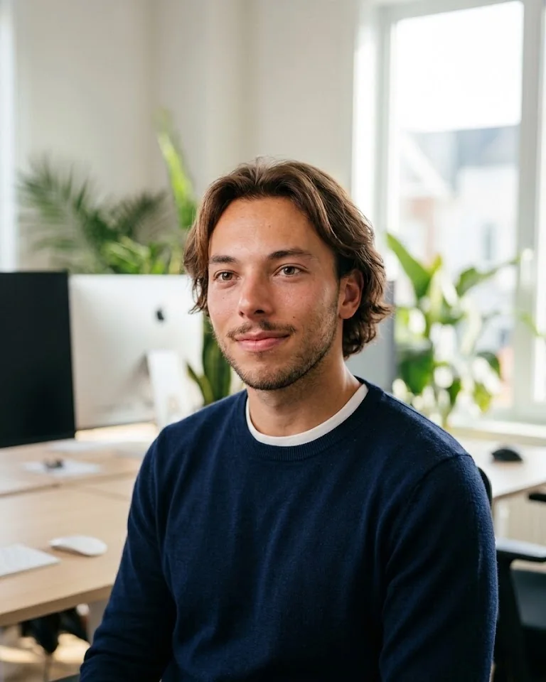 Portrait d’Alexis Albert, consultant en optimisation et présence web