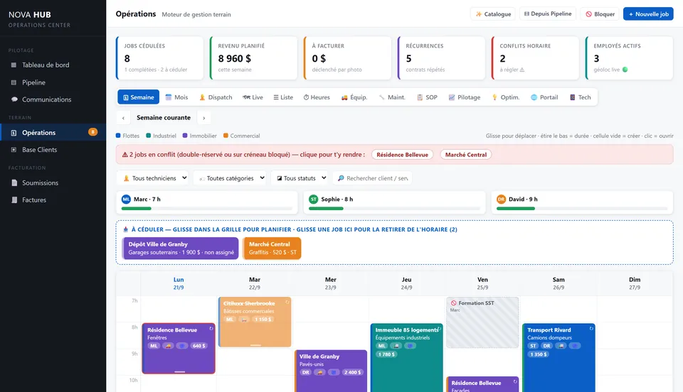 Aperçu du projet : Étude de cas : automatiser les opérations d’une PME de services